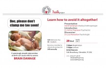 Seminar: Doc, please don’t clamp me too soon !